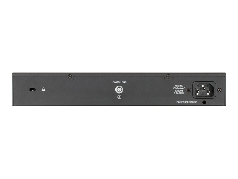 D-LINK DGS-1100-10MPV2/E 10-Port Layer2 PoE+ Gigabit Smart Switch 8x 10/100/1000 PoE 2x 1000 Mbit/s SFP