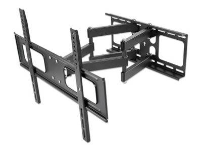 Manhattan Outdoor TV-Wandhalterung Full Motion 37‑86 Zoll 50 kg Schwarz
