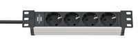 Brennenstuhl 10" Premium Alu-Line Steckdosenleiste 4-fach, 2m Brennenstuhl 10" Premium Alu-Line Steckdosenleiste 4-fach, 2m