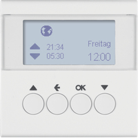 Berker Jalousie-Schaltuhr 85741188 polarweiss matt Berker Jalousie-Schaltuhr 85741188 polarweiss matt