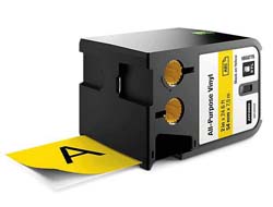 DYMO Schriftband XTL 1868775, 54 mm schwarz auf gelb DYMO Schriftband XTL 1868775, 54 mm schwarz auf gelb