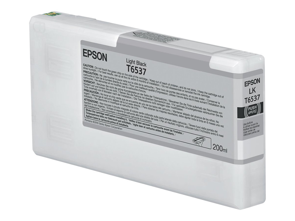 EPSON 5LB T6537 ink cartridge light black standard capacity 200ml EPSON 5LB T6537 ink cartridge light black standard capacity 200ml