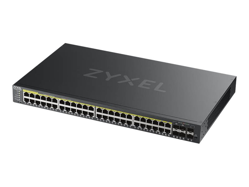ZYXEL GS2220-50HP EU region 48-port GbE L2 PoE Switch with GbE Uplink 1 year NCC Pro pack license bundled ZYXEL GS2220-50HP EU region 48-port GbE L2 PoE Switch with GbE Uplink 1 year NCC Pro pack license bundled
