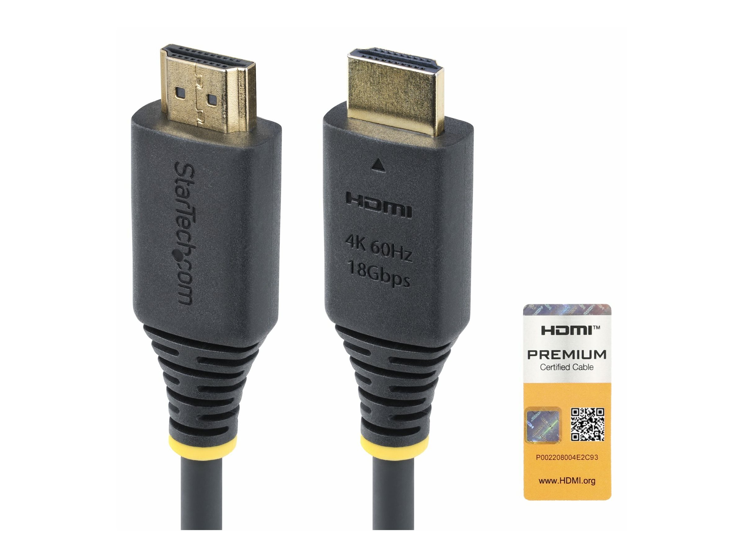 STARTECH.COM 4m Premium Zertifiziertes High Speed HDMI Kabel 4K 60Hz/1440p 144Hz 18Gbps UHD HDMI 2.0 Arc Kabel TV/PC STARTECH.COM 4m Premium Zertifiziertes High Speed HDMI Kabel 4K 60Hz/1440p 144Hz 18Gbps UHD HDMI 2.0 Arc Kabel TV/PC