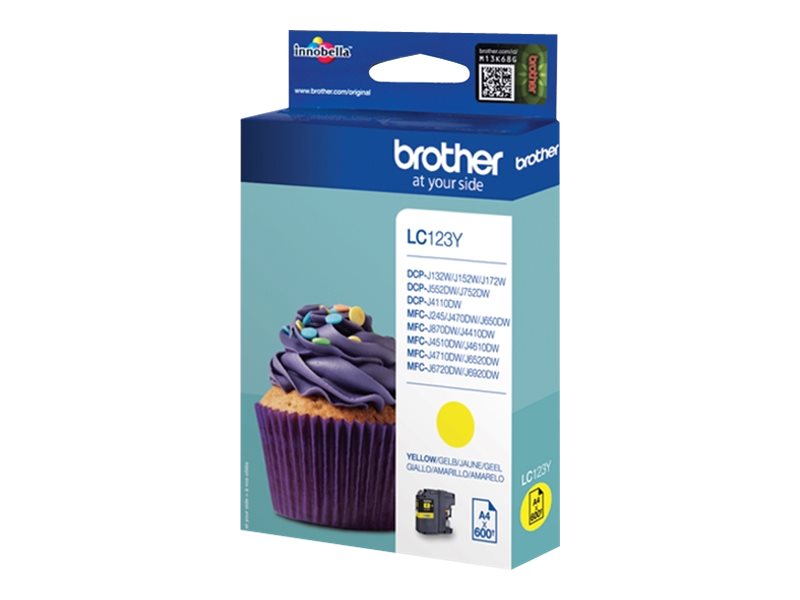 LC123Y BROTHER MFC Tinte yellow ST 600 LC123Y BROTHER MFC Tinte yellow ST 600