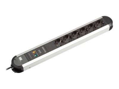 Bachmann Steckdosenleiste PRIMO ALU ?SS, 6-fach, schwarz, 2,0m, mit Schalter Bachmann Steckdosenleiste PRIMO ALU ?SS, 6-fach, schwarz, 2,0m, mit Schalter