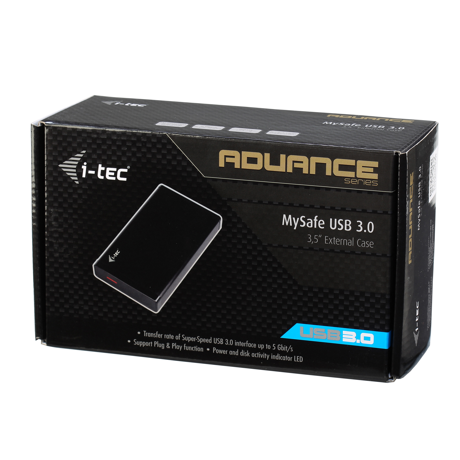 ITEC USB 30 Mysafe externes 89cm 35Z Festplattengehaeuse fuer SATA IIIIII HDD SSD Case Alugehaeuse fuer optimale Kuehlung