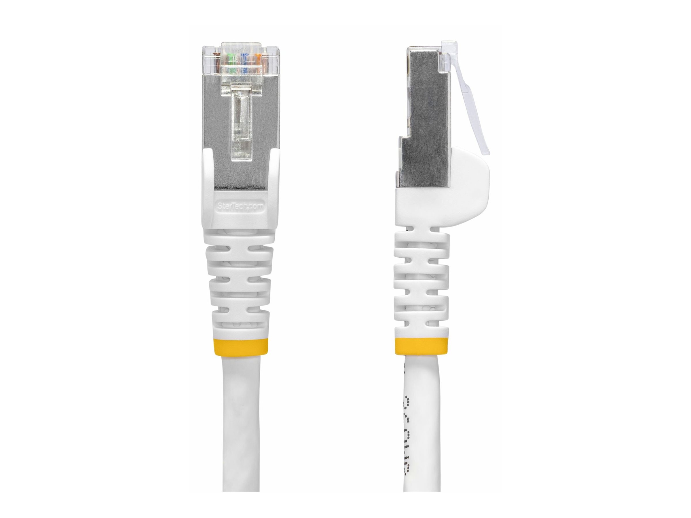STARTECH.COM 2m Weisses CAT8 Netzwerkkabel Snagless RJ45 Patchkabel 25G/40G LAN Kabel 2000MHz 100W PoE++ S/FTP LSZH