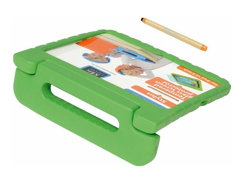 PARAT KidsCover für iPad 10 Gen./11 Gen. inkl. StylusPen und gehärtetem Displayschutz - grün
