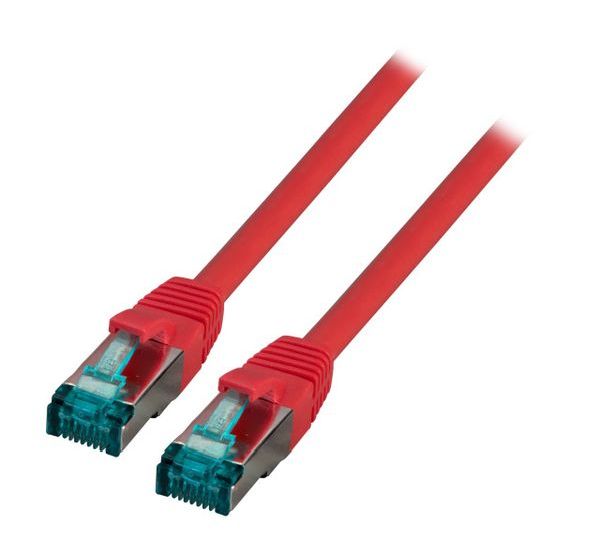 EFB Elektronik RJ45 Patchkabel S/FTP Cat.6A LSZH 3m rot