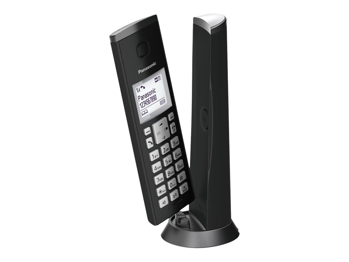 Panasonic KX-TGK220GM Schnurloses Telefon mit Anrufbeantworter schwarz-matt Panasonic KX-TGK220GM Schnurloses Telefon mit Anrufbeantworter schwarz-matt