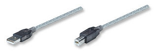 MANHATTAN Hi-Speed USB 2.0 aktives Kabel A Stecker / B Stecker 11.0 m Erweitert und verstaerkt das Signal zu jedem USB Geraet