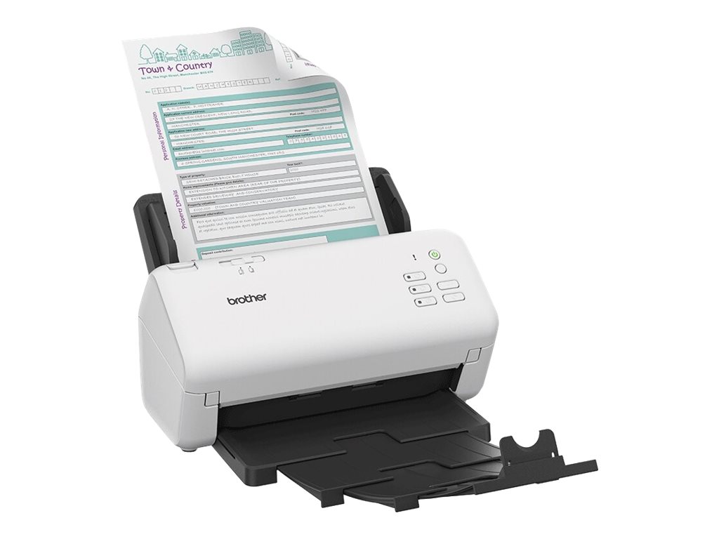 BROTHER Document Scanner Duplex Office 40ppm/80ipm ADF Feeder 80 f. ethernet