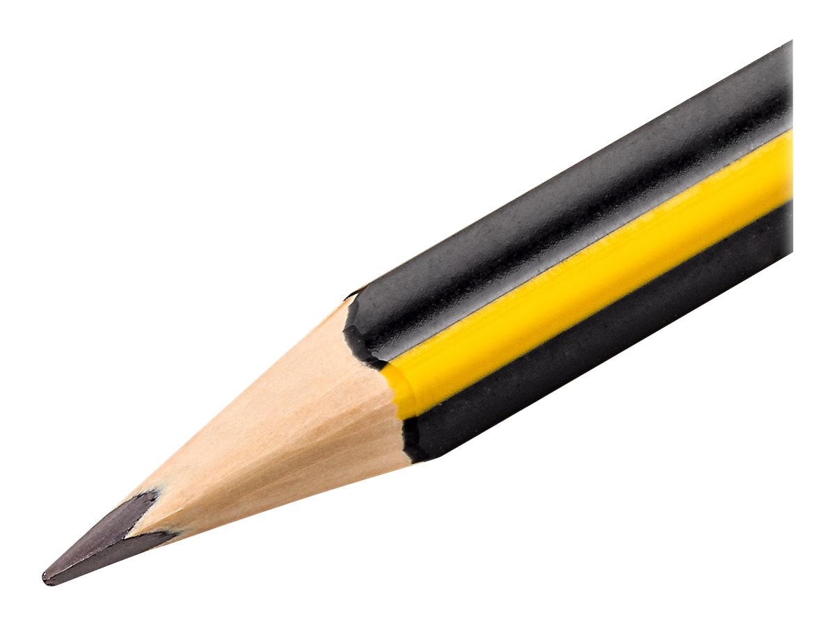 STAEDTLER Noris 183-HB Bleistifte HB schwarz/gelb, 12 St.