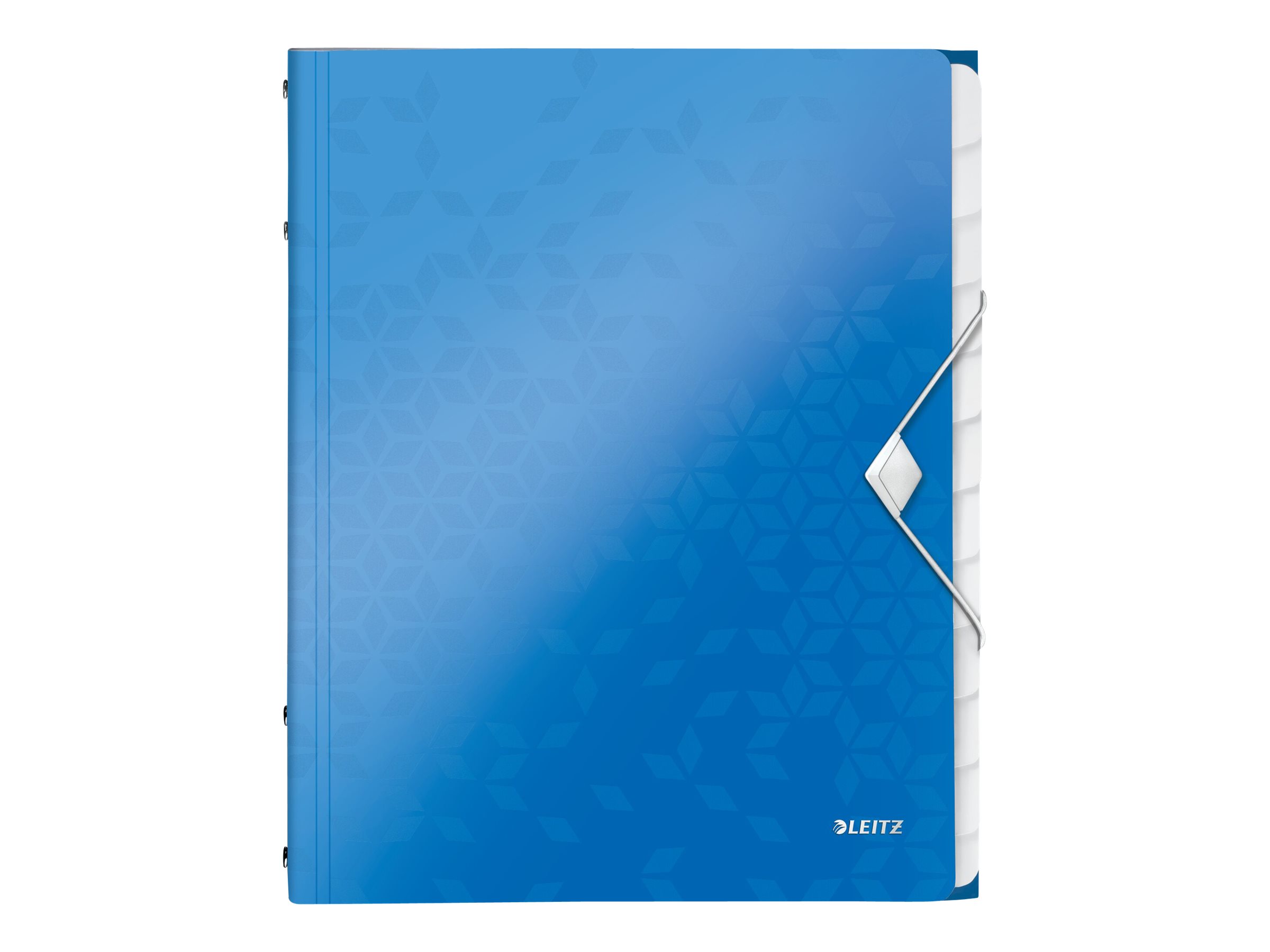 LEITZ Ordnungsmappe WOW 4634 12 Faecher blau LEITZ Ordnungsmappe WOW 4634 12 Faecher blau