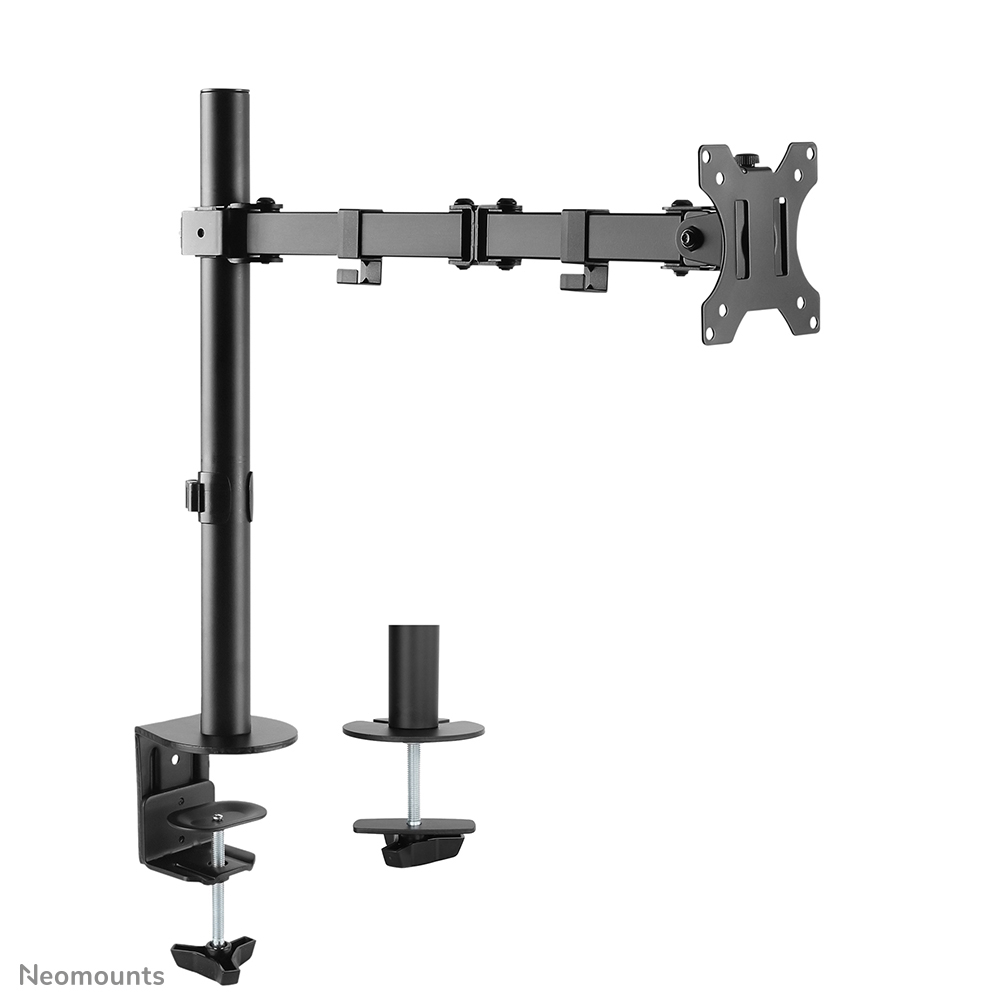 Neomounts MonitorHalterung FPMAD550BLACK schwarz für 1 Monitor, Tischklemme, Tischbohrung