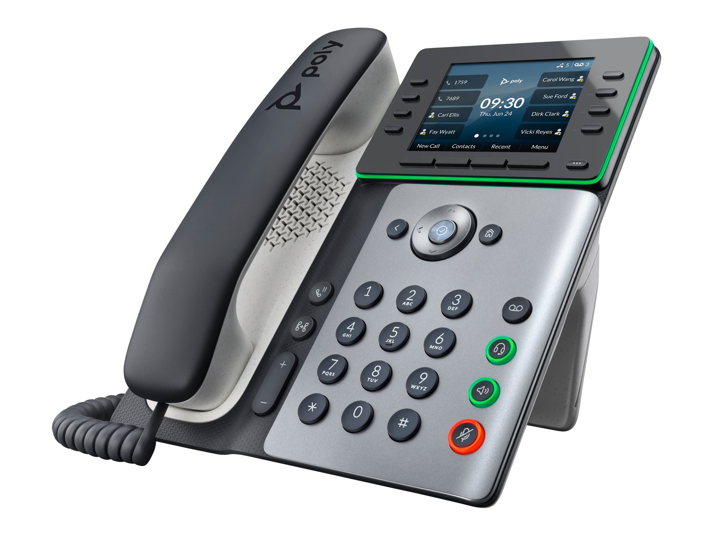 HP Poly Edge E350 IP Phone and PoEenabled