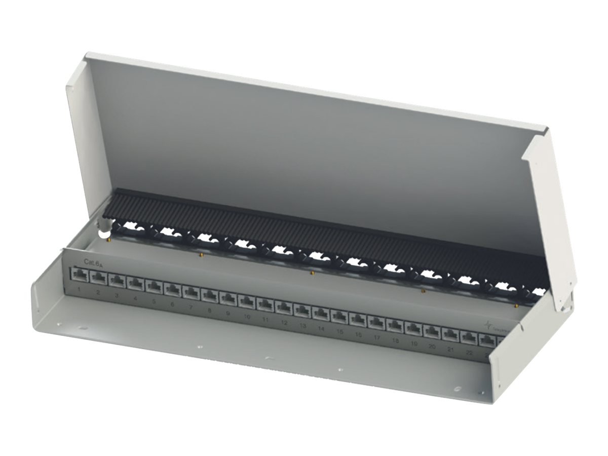 TGT Aufputz- Verteiler 24xRJ45 LSA MPD24-HS K Cat.6A reinweiss