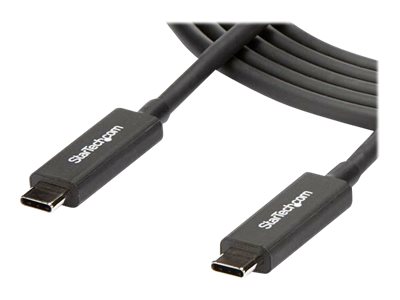 StarTech.com 1m Thunderbolt 3 USB C Kabel (40Gbit/s) - Thunderbolt und USB kompatibel - Thunderbolt-Kabel - 1 m