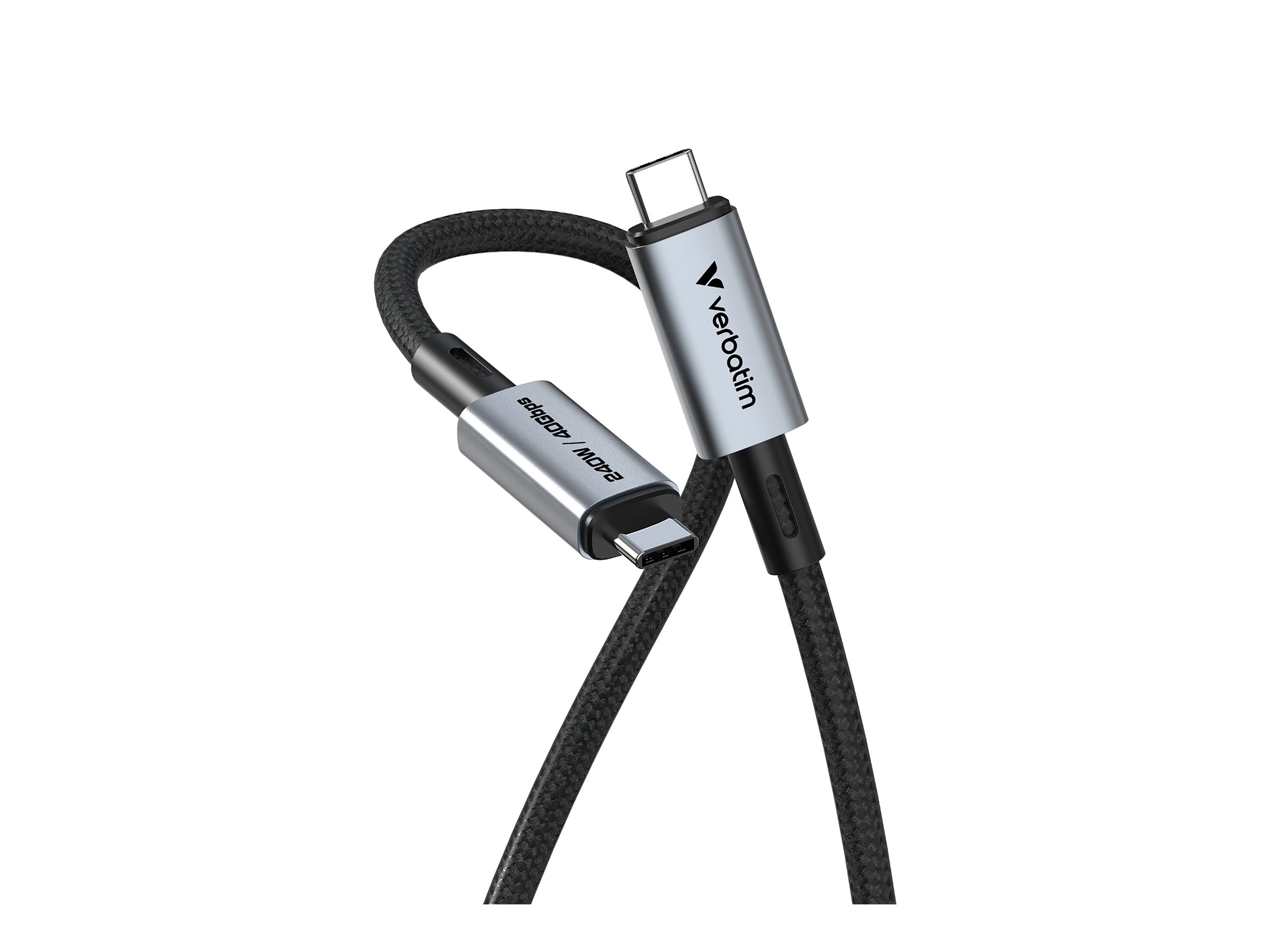 Verbatim Sync & Charge USB C to USB C 240W 40 Gbps120 cm