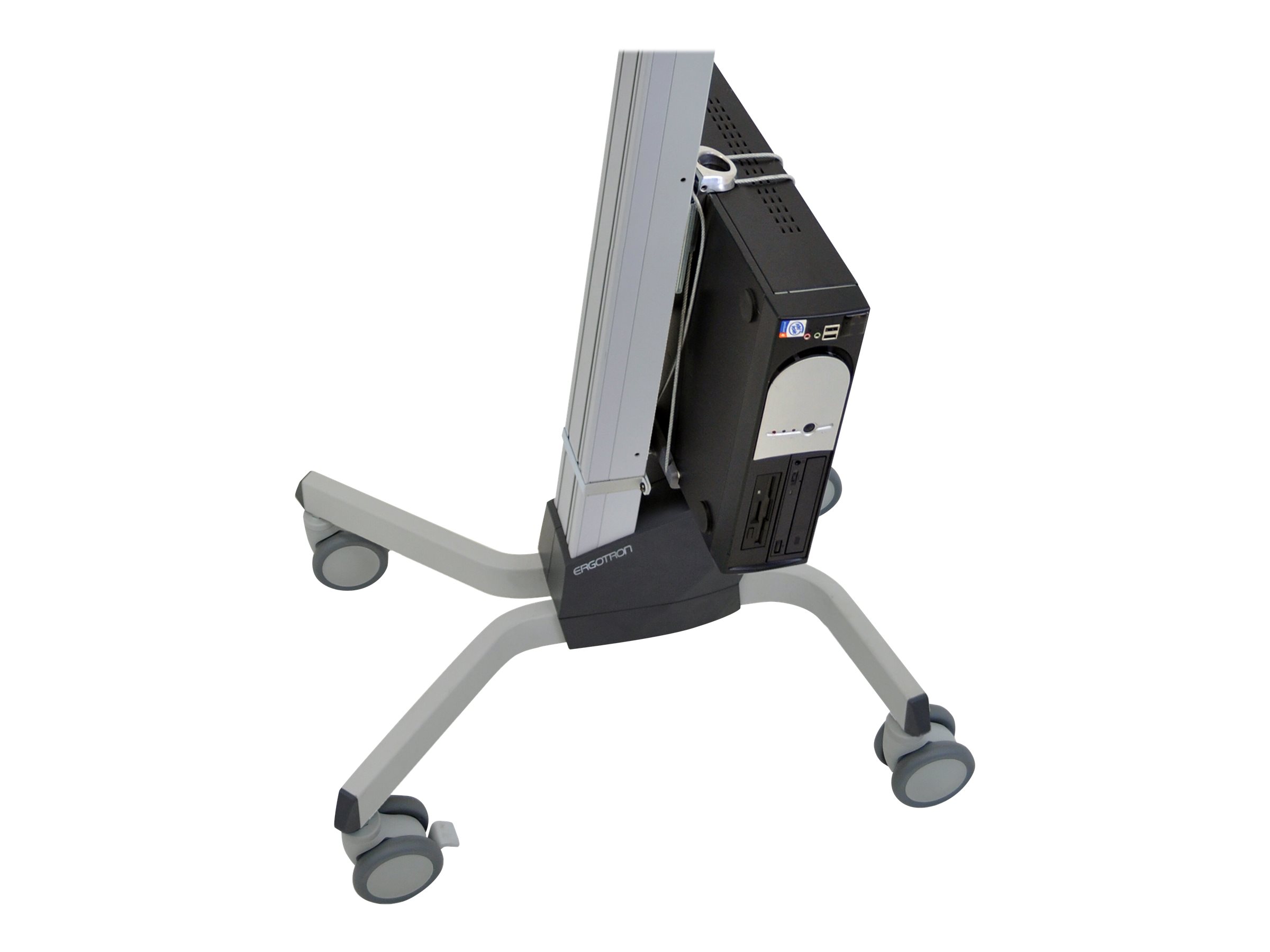ERGOTRON Universal CPU Halter grau groessenverstellbar minimum 239x66mm maximum 457x216mm bis 22,7kg. ERGOTRON Universal CPU Halter grau groessenverstellbar minimum 239x66mm maximum 457x216mm bis 22,7kg.