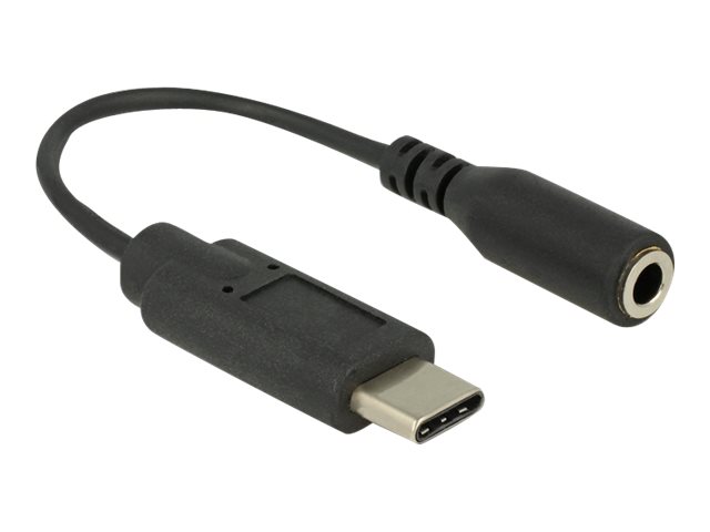 Delock Audio Adapter USB TypeC Stecker 3,5 mm Klinkenbuchse 14 cm