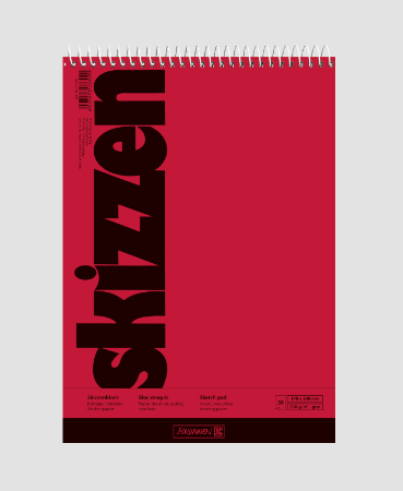BRUNNEN Skizzenblock 17,0 x 24,0 cm, 1 Block
