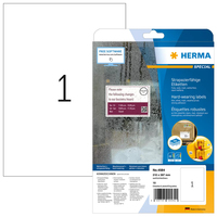 10 HERMA wetterfeste Folienetiketten 4584 weiss 210,0 x 297,0 mm 10 HERMA wetterfeste Folienetiketten 4584 weiss 210,0 x 297,0 mm