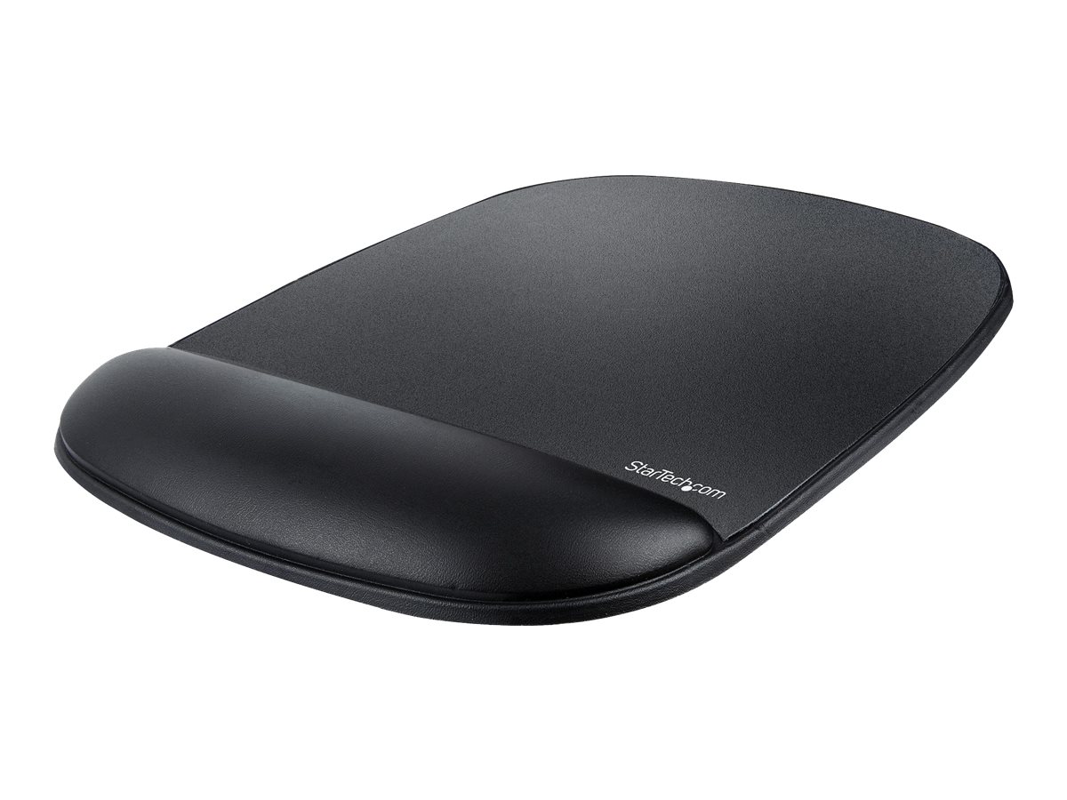 STARTECH.COM Mouse Pad with Hand rest 17x18x2cm Ergonomic Mouse Pad with Wrist Support Non-Slip Base Cushioned Gel Pad