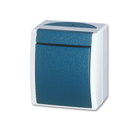 Busch-Jaeger Wechselschalter 2601/6 W-53 ocean 10A 1polig gr/blgr Busch-Jaeger Wechselschalter 2601/6 W-53 ocean 10A 1polig gr/blgr