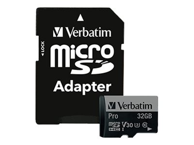 VERBATIM PRO U3 MICRO SDHC KARTE 32GB VERBATIM PRO U3 MICRO SDHC KARTE 32GB