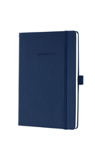 SIGEL Notizbuch Conceptum ca DIN A5 kariert, blau Hardcover 194 Seiten, 1 St
