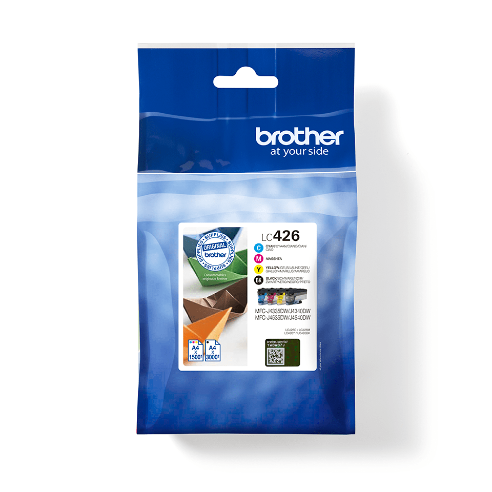 Brother LC-426 Tintenpatrone Schwarz/Gelb/Cyan/Magenta