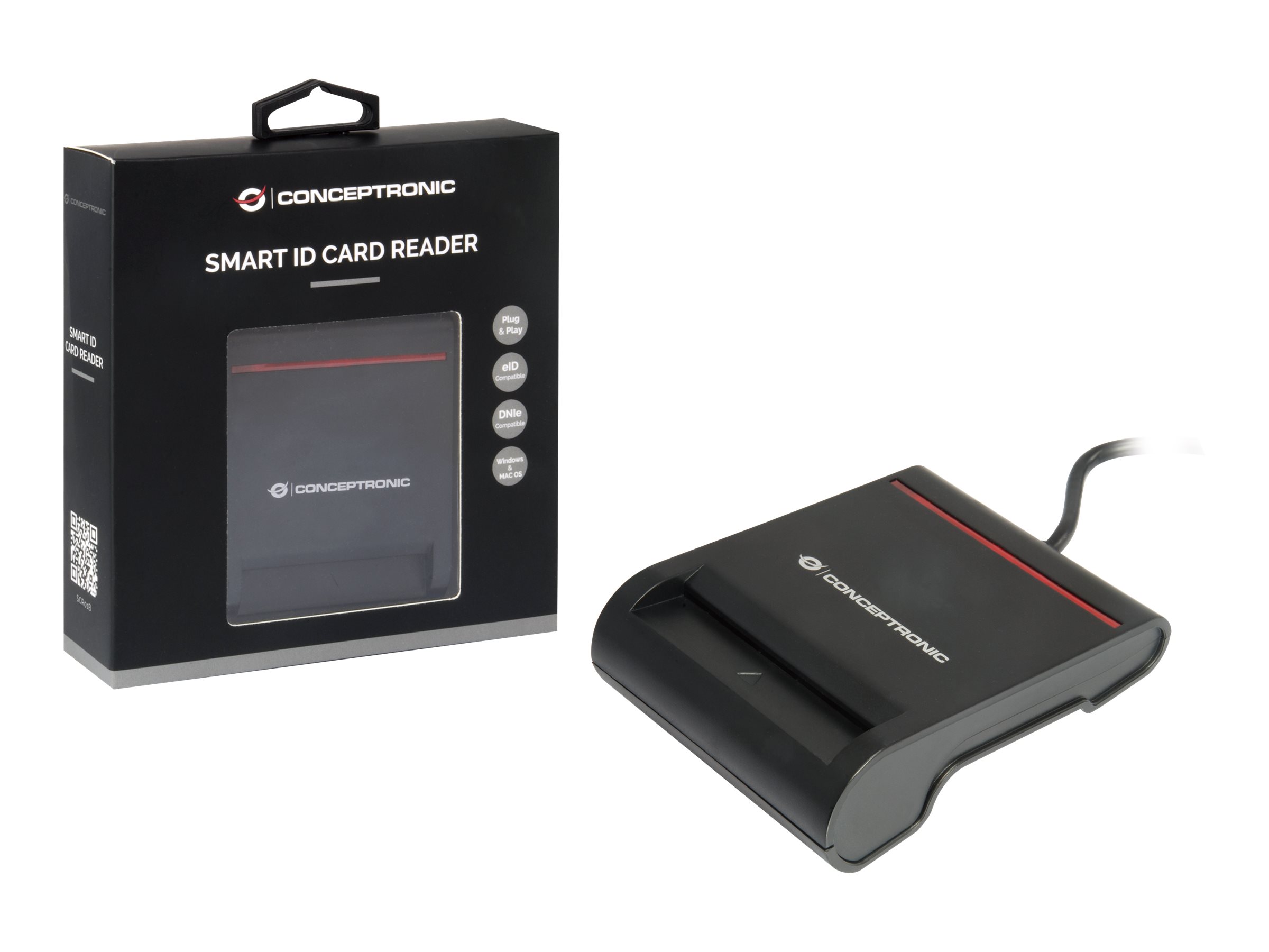 Conceptronic BIAN SCR01B SmartID Kartenleser