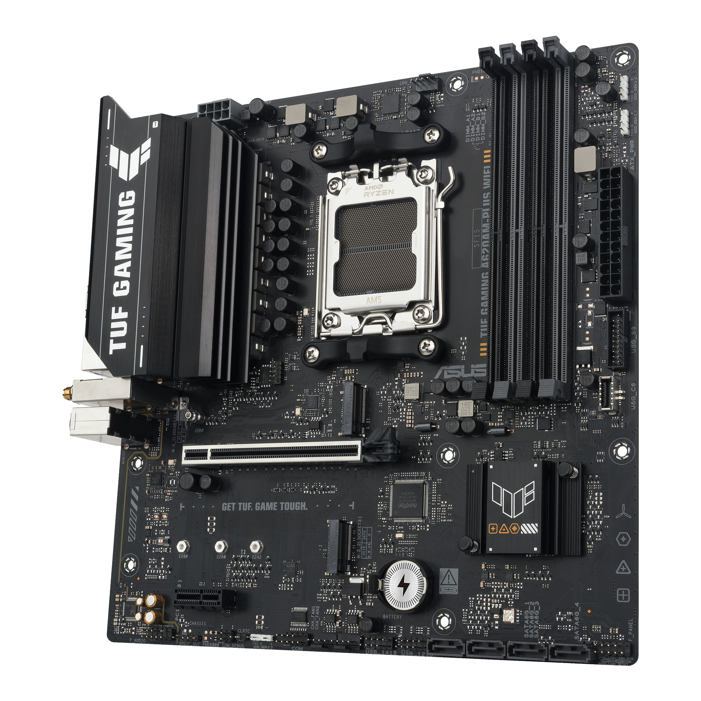 ASUS TUF GAMING A620AM-PLUS WIFI micro ATX Socket AM5 Wi-Fi 6
