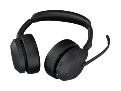 Jabra Evolve2 55 UC Stereo mit Link380c/390c u. faltbare LS