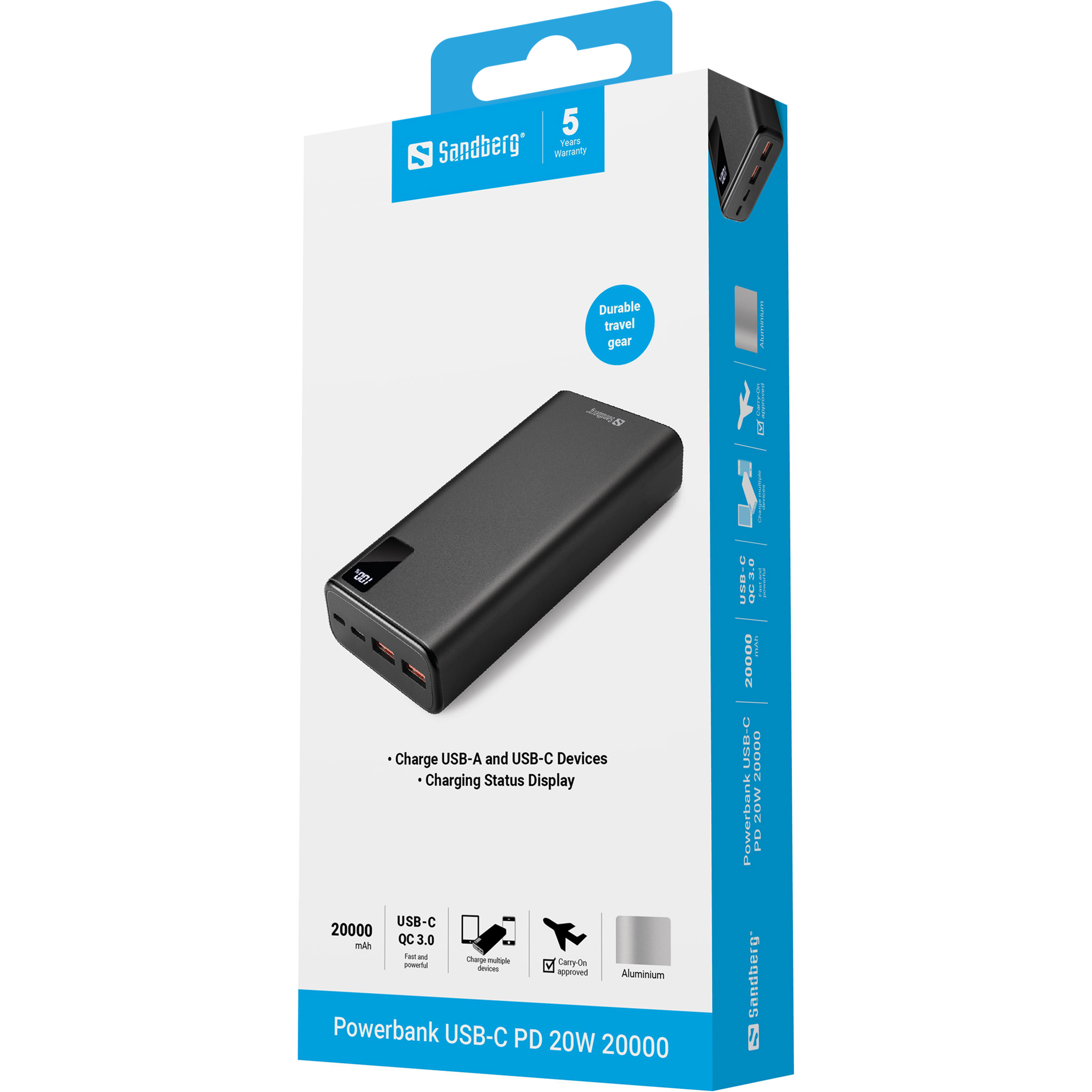 42059 SANDBERG PD20W Powerbank Akku