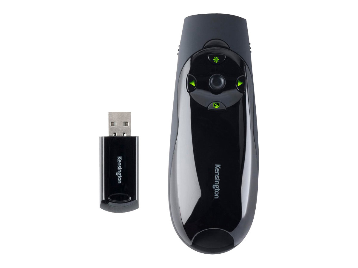 KENSINGTON Presenter Expert Kabellose Cursorsteuerung mit grunem Laser KENSINGTON Presenter Expert Kabellose Cursorsteuerung mit grunem Laser