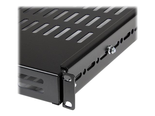 STARTECH.COM 19 Zoll Schwerlast Fachboden tiefenverstellbar für Serverschrank mit Lüftungsschlitzen