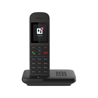 Telekom Sinus A12 Schnurlostelefon mit Anrufbeantworter schwarz
