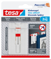 tesa Powerstripes Klebenägel für max. 2,0 kg 2,4 x 4,5 cm, 2 St. tesa Powerstripes Klebenägel für max. 2,0 kg 2,4 x 4,5 cm, 2 St.