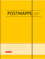 BRUNNEN Sammelmappe Postmappe DIN A4 gelb, 1 St