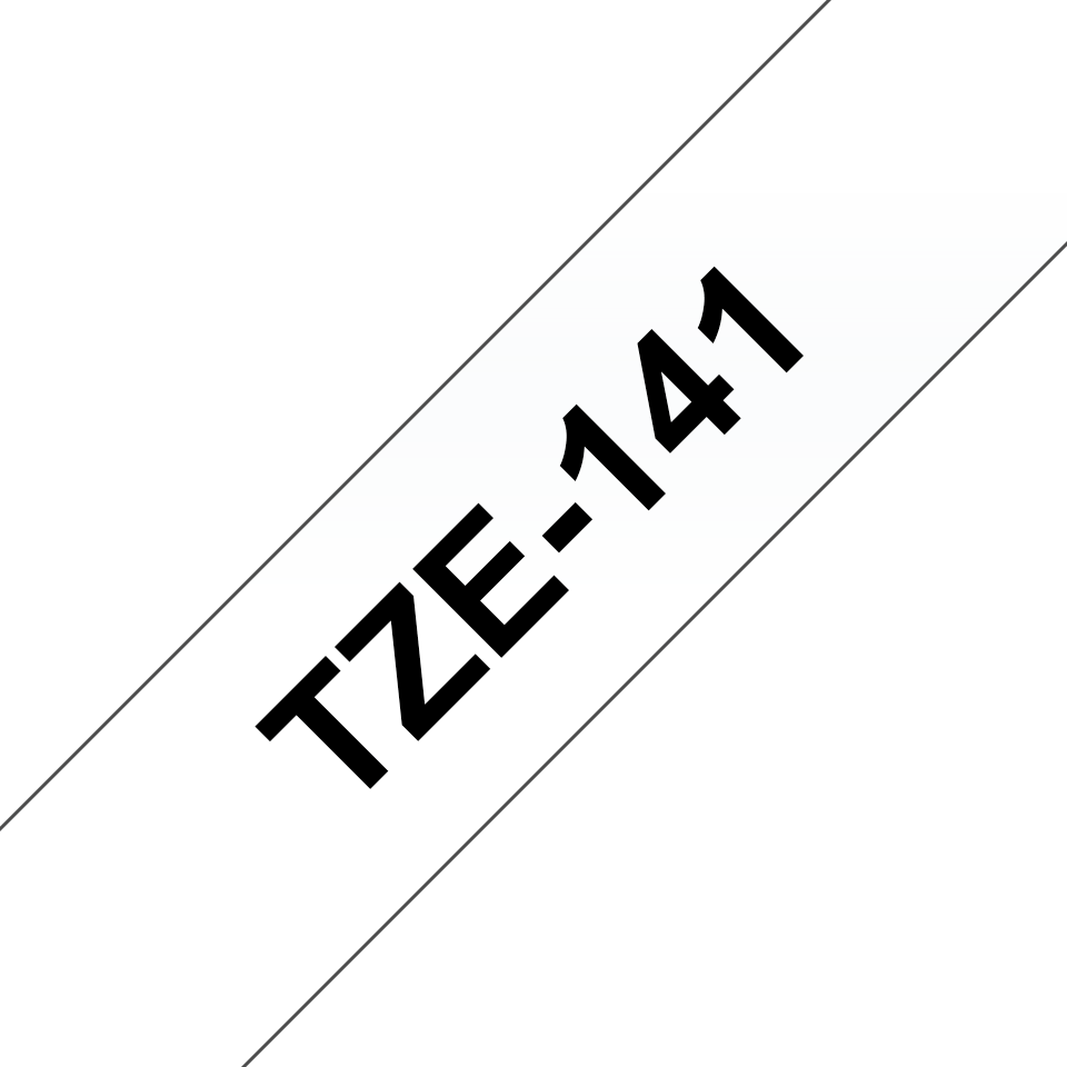 TZE141 BROTHER PT Schriftband 18mm klar