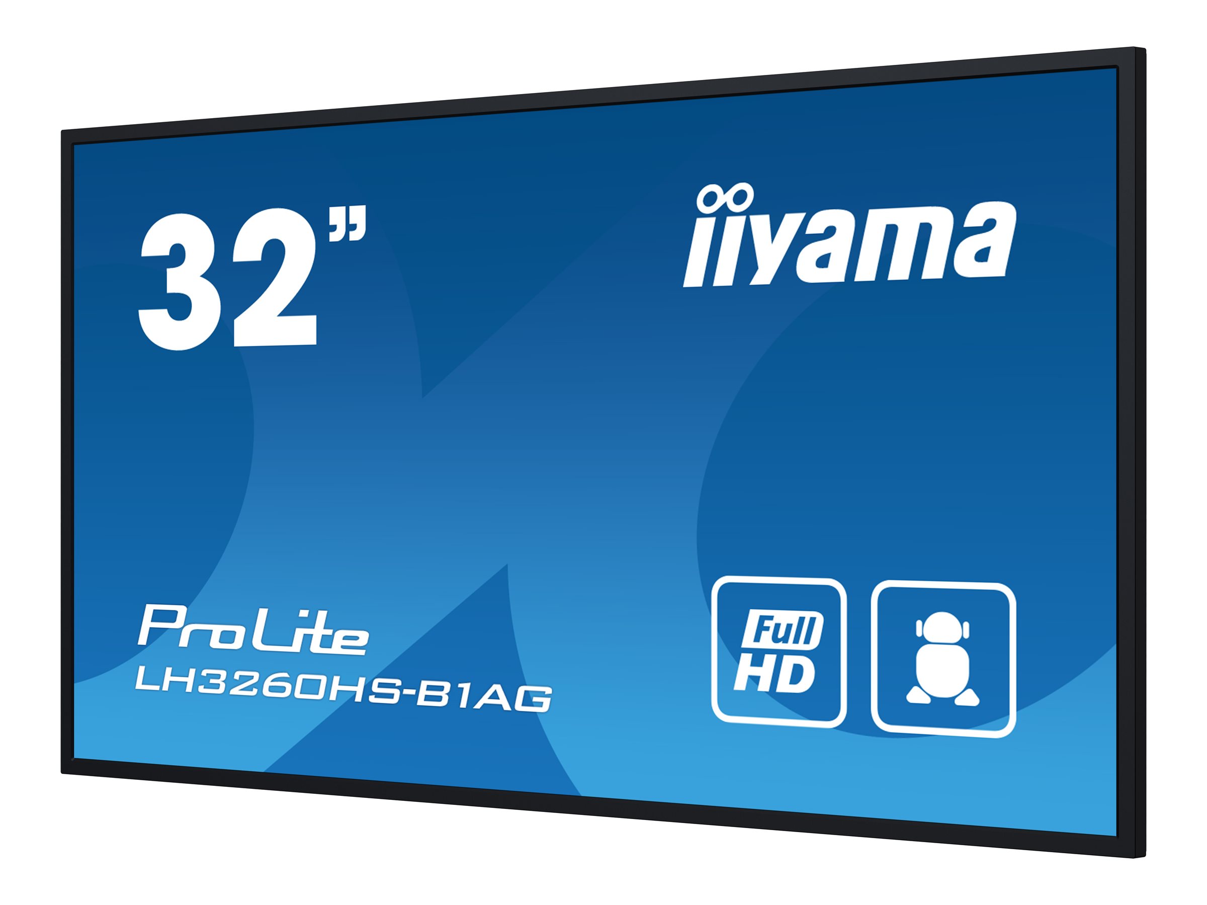 IIYAMA LH3260HS-B1AG 81,28cm 32Zoll 1920x1080 FHD VA panel Haze 25perc 500cd/m Landscape and Portrait Wallmount Included