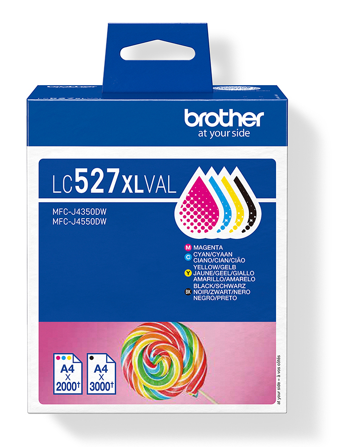 Brother LC527XL Value Pack Hohe Ergiebigkeit