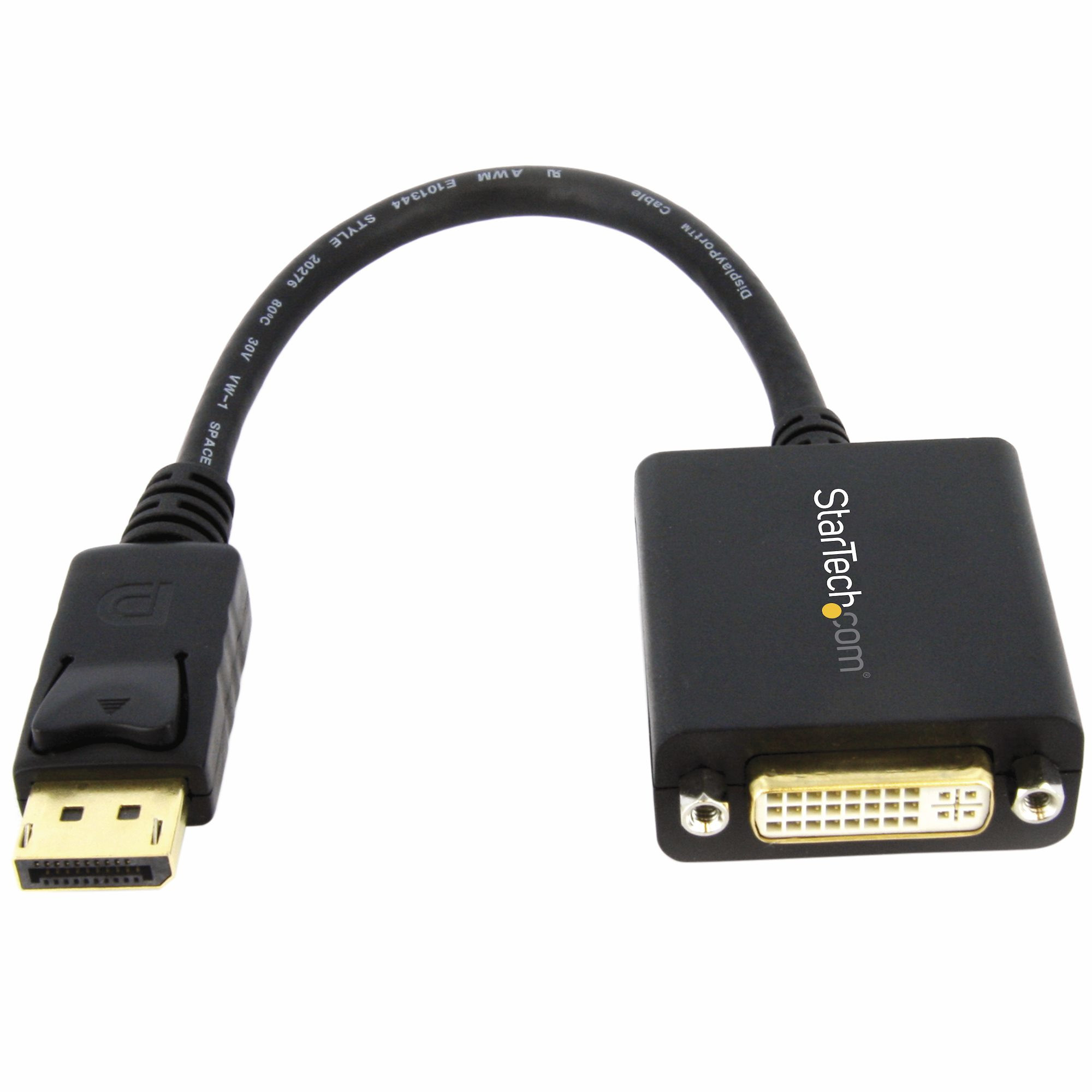 STARTECHCOM DisplayPort to DVI Video Adapter Converter