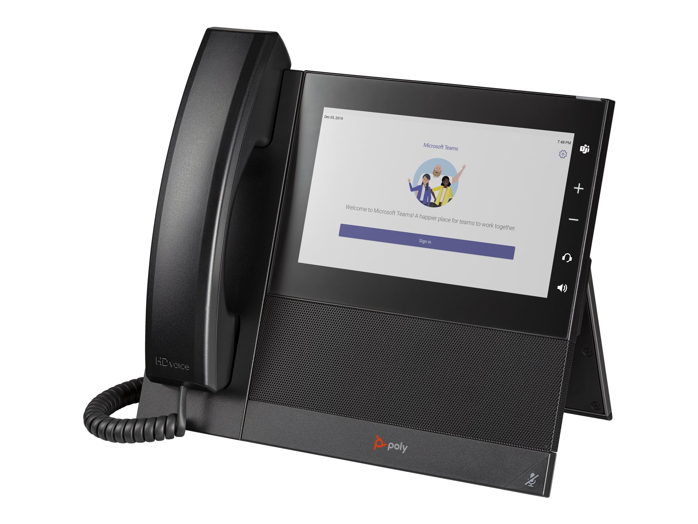 HP Poly CCX 600 Business Media Phone for Microsoft Teams and PoE-enabled HP Poly CCX 600 Business Media Phone for Microsoft Teams and PoE-enabled