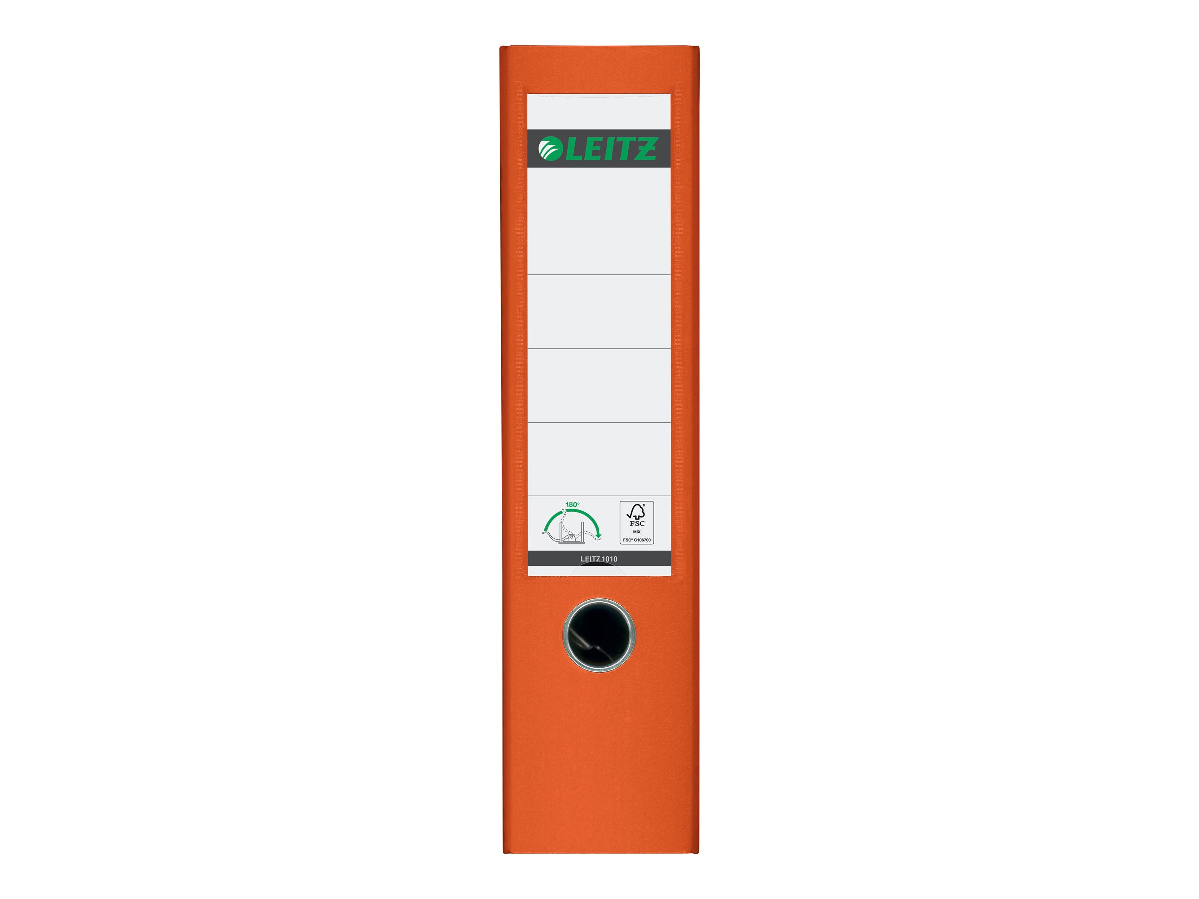 LEITZ 1010 Ordner orange Kunststoff 8,0 cm DIN A4