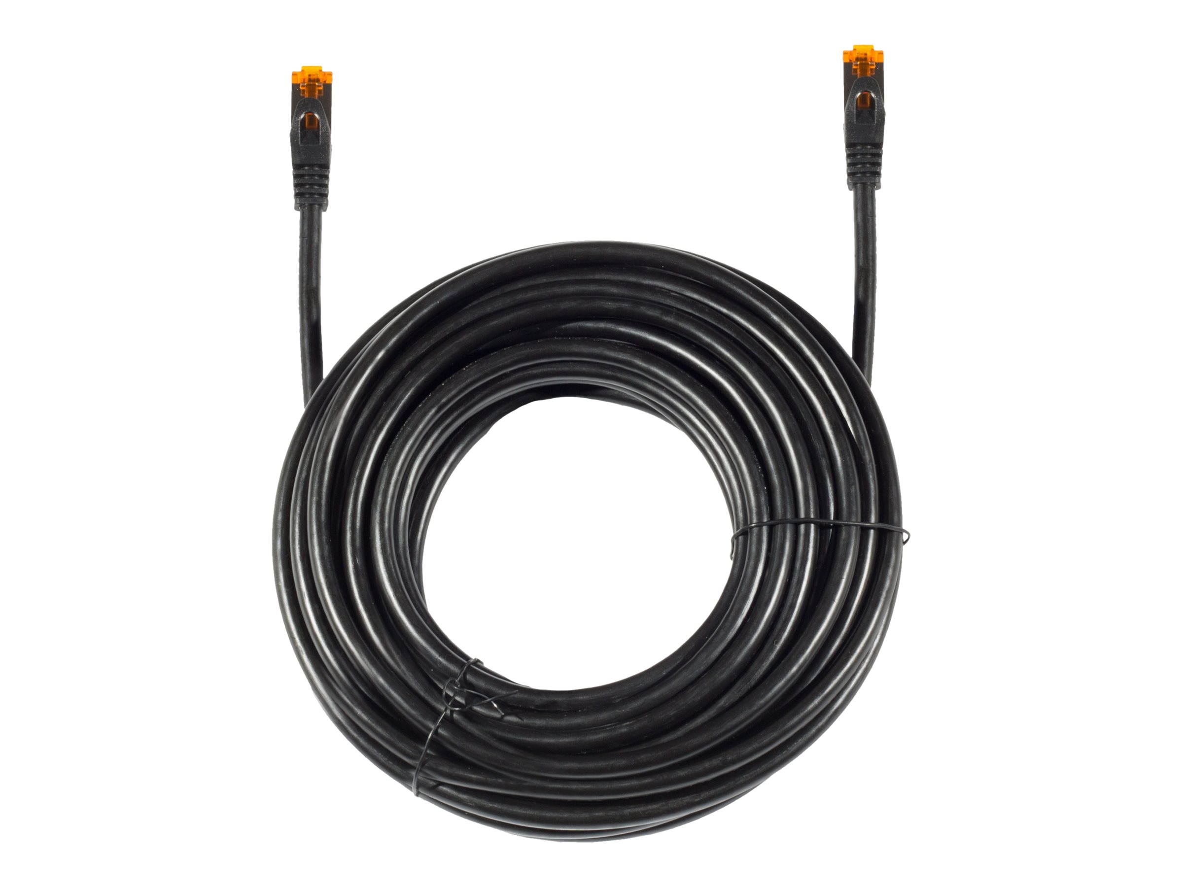 helos Outdoor Patchkabel S/FTP Cat 6a schwarz 5,0m