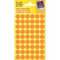 AVERY Zweckform Klebepunkte leuchtorange Ø 12,0 mm, 270 St.
